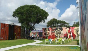 Mural in a Miami Arts District